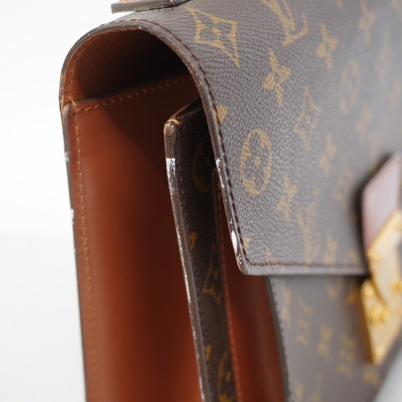 【6gd5341】ルイヴィトン ハンドバッグ モノグラム モンソー28 M51185 ブラウン 2wayバッグ【中古】レディース