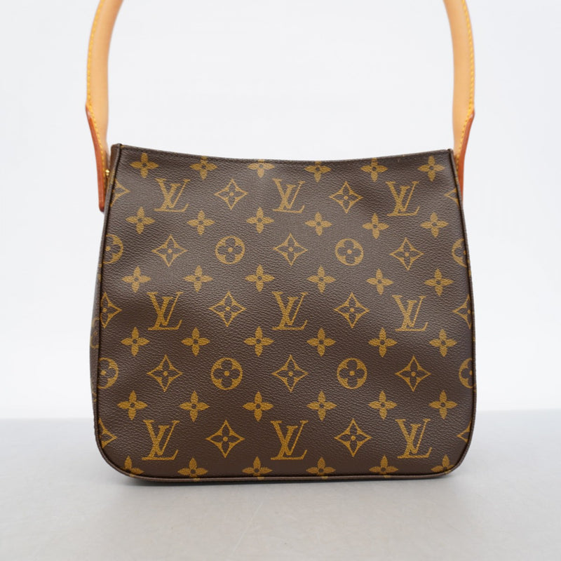 【6gd5342】ルイヴィトン ショルダーバッグ モノグラム ルーピングMM M51146 ブラウン【中古】レディース