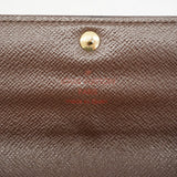 【6gd5347】ルイヴィトン 長財布 ダミエ ポルトフォイユサラ N61734 エベヌ【中古】レディース