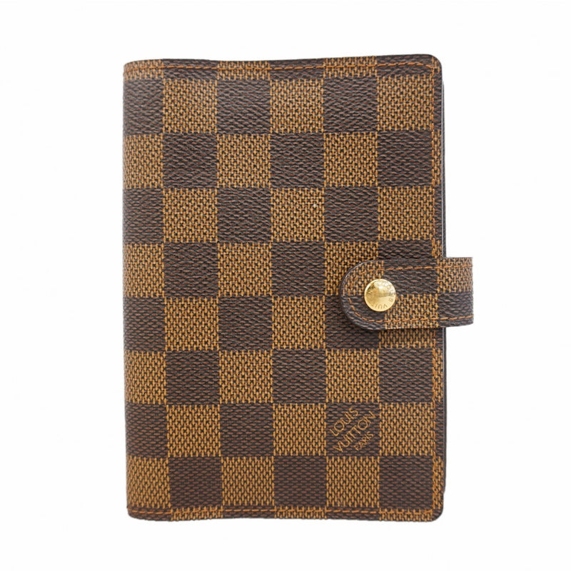 【6gd5349】ルイヴィトン 手帳カバー ダミエ アジェンダPM R20700 エベヌ【中古】メンズ レディース ユニセックス
