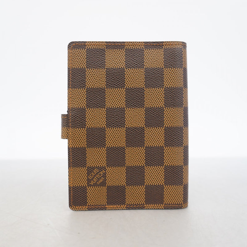 【6gd5349】ルイヴィトン 手帳カバー ダミエ アジェンダPM R20700 エベヌ【中古】メンズ レディース ユニセックス