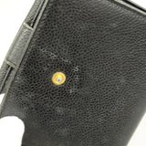 【6gd5351-k】シャネル 財布 キャビアスキン ブラック ゴールド金具【中古】レディース
