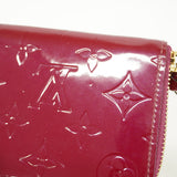 【6gd5354-k】ルイヴィトン 長財布 ヴェルニ ポルトフォイユクレマンス M90972 マゼンタ【中古】レディース