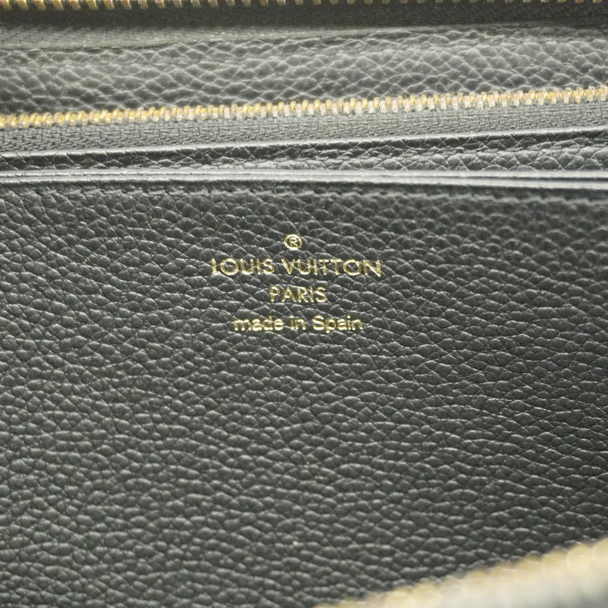 【6gd5355-k】ルイヴィトン 長財布 モノグラム・アンプラント ジッピーウォレット M61864 ノワール【中古】メンズ レディース ユニセックス