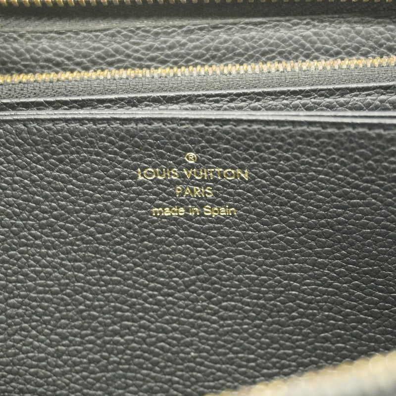 【6gd5355-k】ルイヴィトン 長財布 モノグラム・アンプラント ジッピーウォレット M61864 ノワール【中古】メンズ レディース ユニセックス