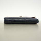 【6gd5358-k】ルイヴィトン 三つ折り財布 エピ ポルトフォイユヴィクトリーヌ M62204 ピンク アンディゴブルー【中古】レディース