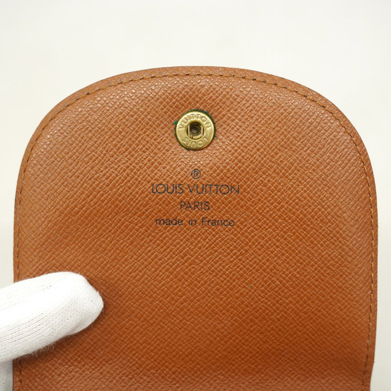 【6gd5359-k】ルイヴィトン コインケース モノグラム ポルトモネグセ M61970 ブラウン【中古】レディース