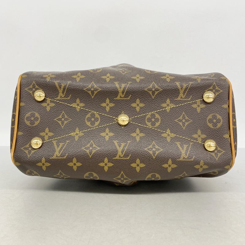 【6gd5361】ルイヴィトン ハンドバッグ モノグラム ティヴォリPM M40143 ブラウン【中古】レディース