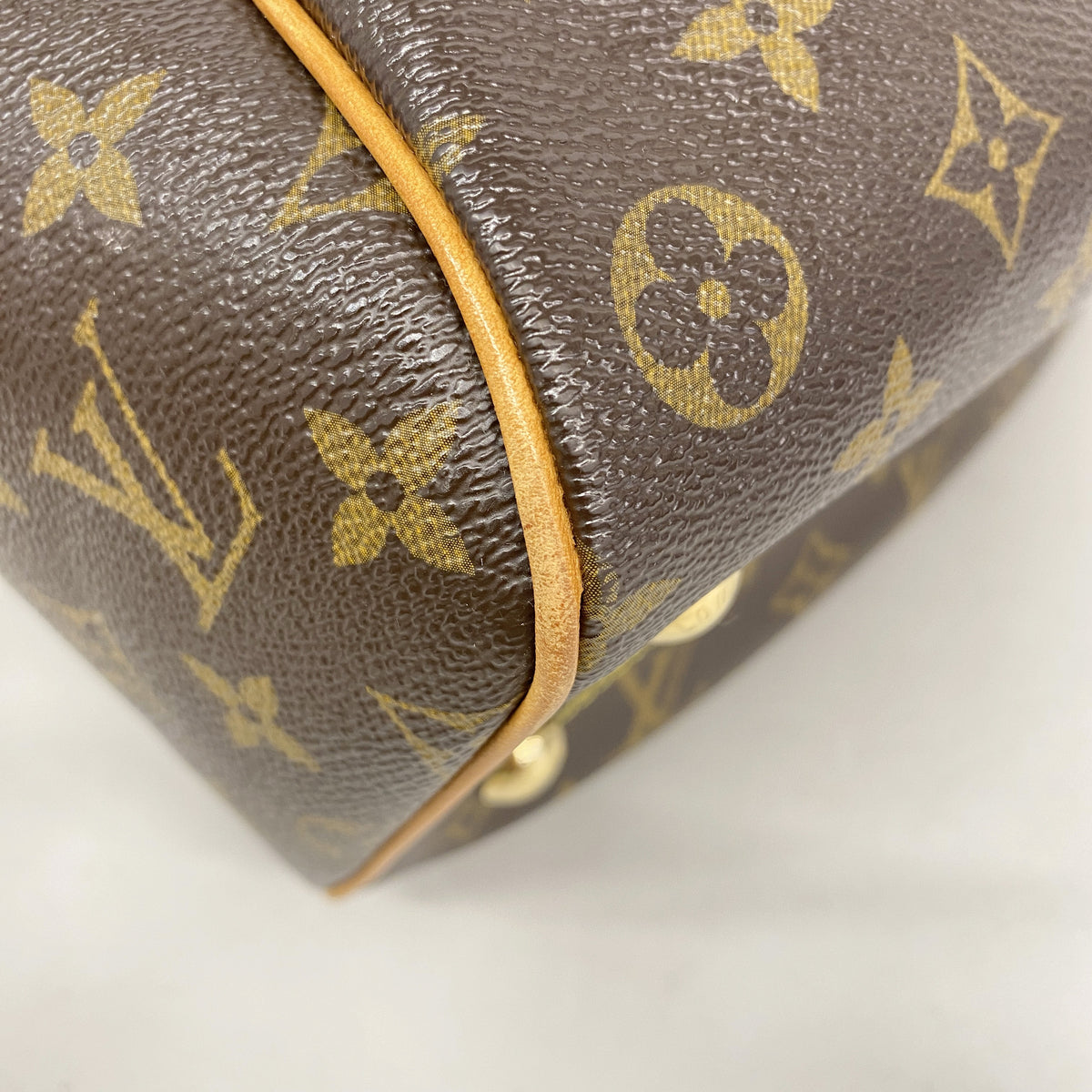 【6gd5361】ルイヴィトン ハンドバッグ モノグラム ティヴォリPM M40143 ブラウン【中古】レディース