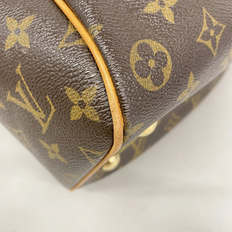 【6gd5361】ルイヴィトン ハンドバッグ モノグラム ティヴォリPM M40143 ブラウン【中古】レディース