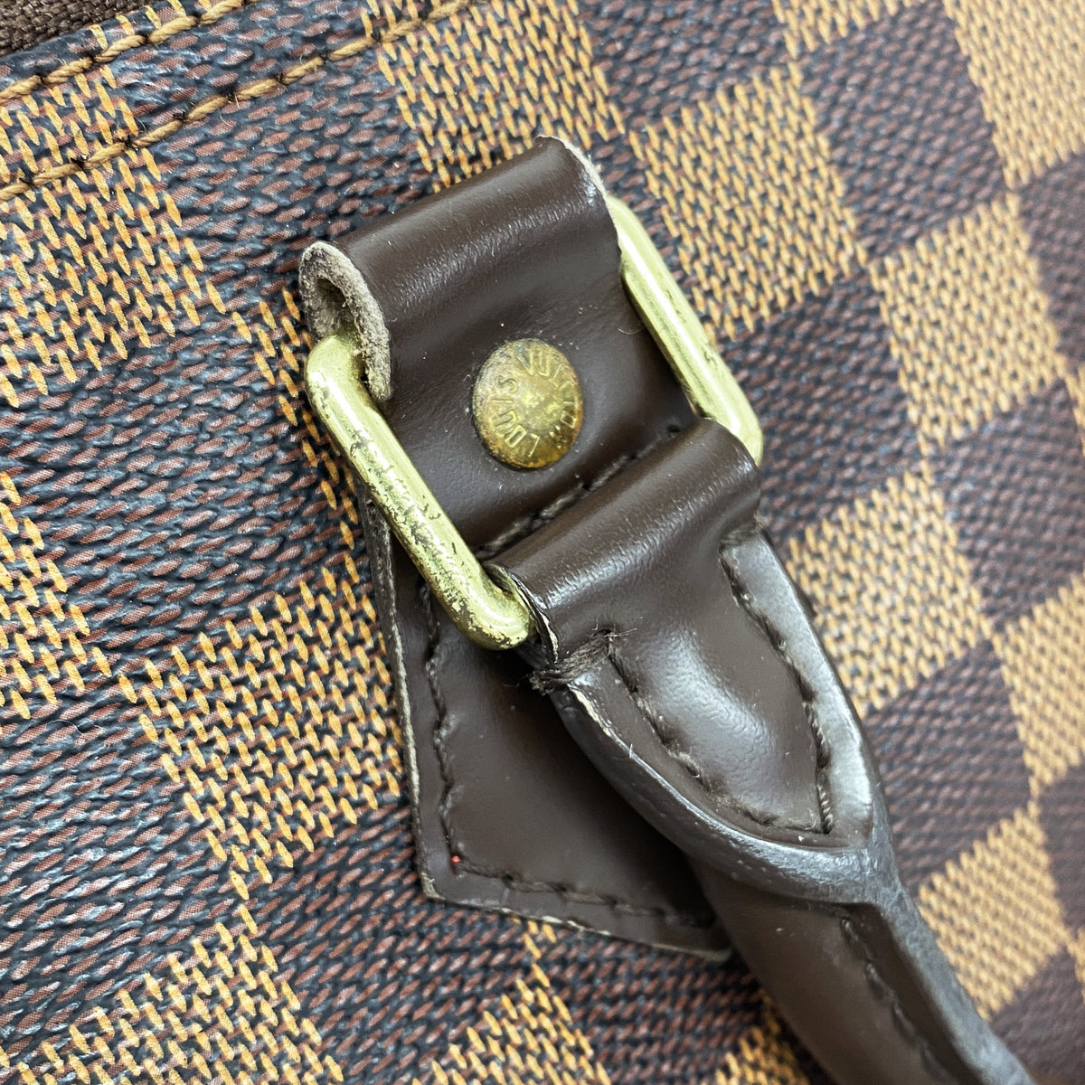 【6gd5363】ルイヴィトン ハンドバッグ ダミエ スピーディ25 N41365 エベヌ【中古】レディース