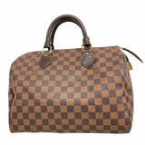 【6gd5363】ルイヴィトン ハンドバッグ ダミエ スピーディ25 N41365 エベヌ【中古】レディース