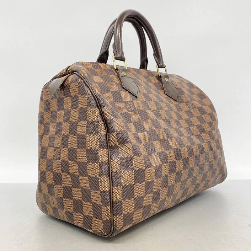 【6gd5363】ルイヴィトン ハンドバッグ ダミエ スピーディ25 N41365 エベヌ【中古】レディース