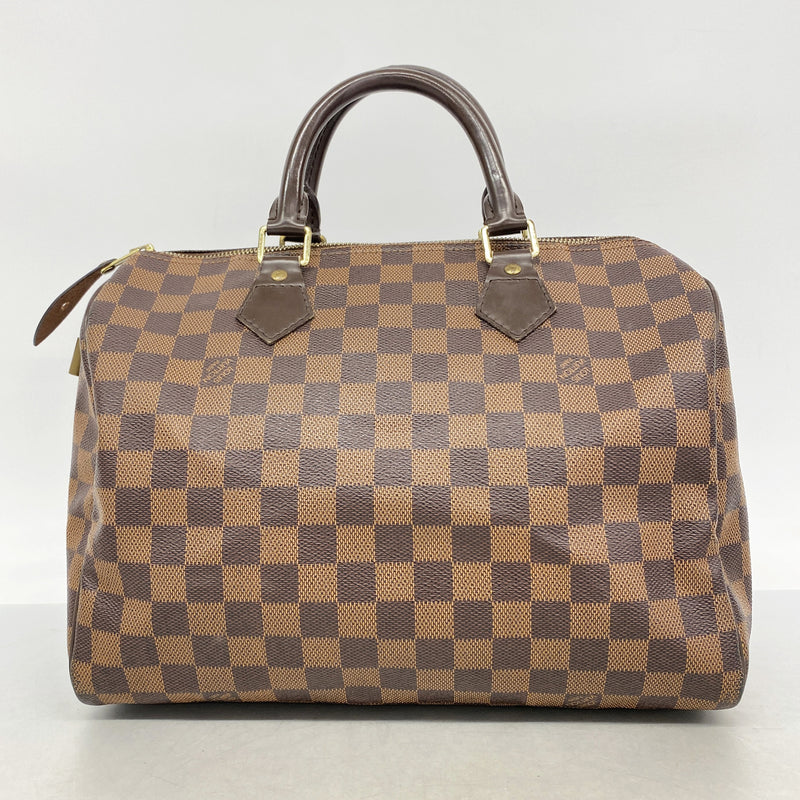 【6gd5363】ルイヴィトン ハンドバッグ ダミエ スピーディ25 N41365 エベヌ【中古】レディース