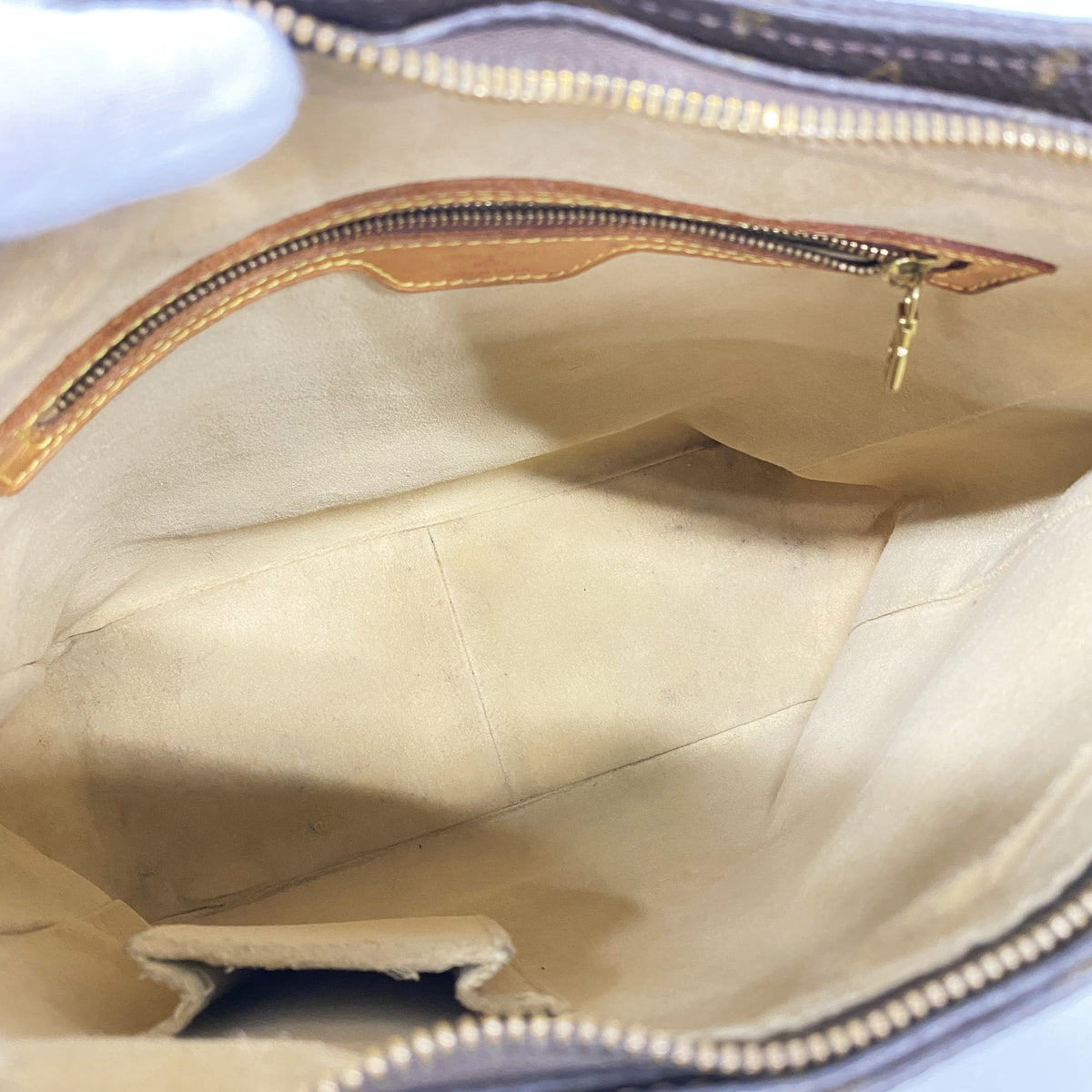 【6gd5364】ルイヴィトン ショルダーバッグ モノグラム ルーピングGM M51145 ブラウン【中古】レディース