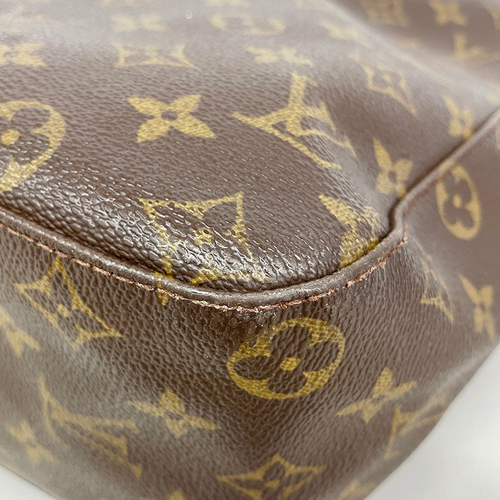 【6gd5364】ルイヴィトン ショルダーバッグ モノグラム ルーピングGM M51145 ブラウン【中古】レディース
