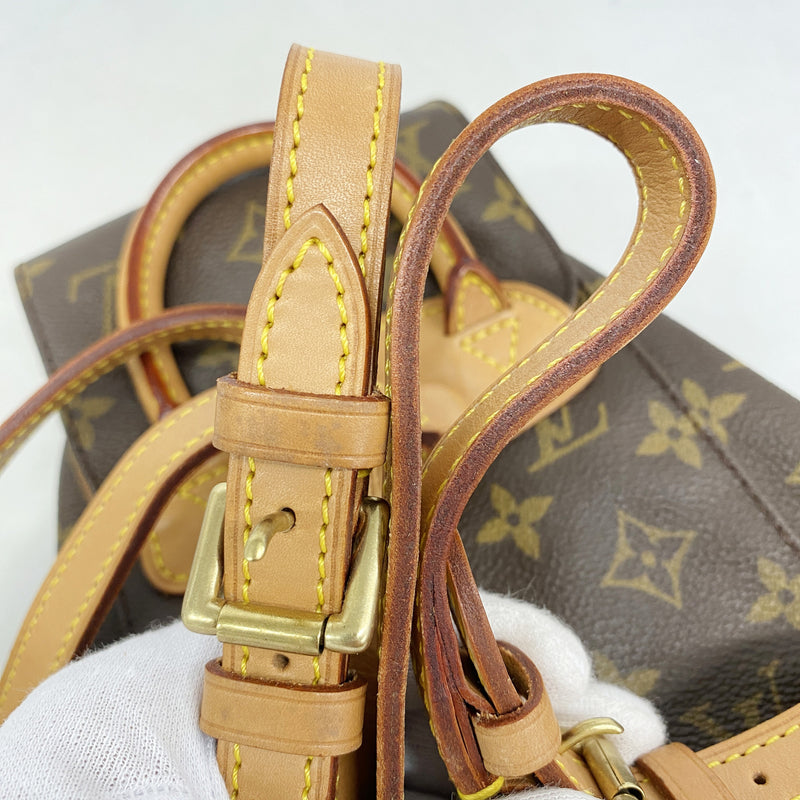 【6gd5365】ルイヴィトン リュック・デイパック モノグラム ミニモンスリ M51137 ブラウン【中古】レディース