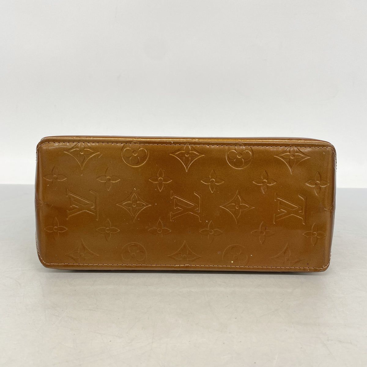 【6gd5367】ルイヴィトン ハンドバッグ ヴェルニ リードPM M91146 ブロンズ【中古】レディース
