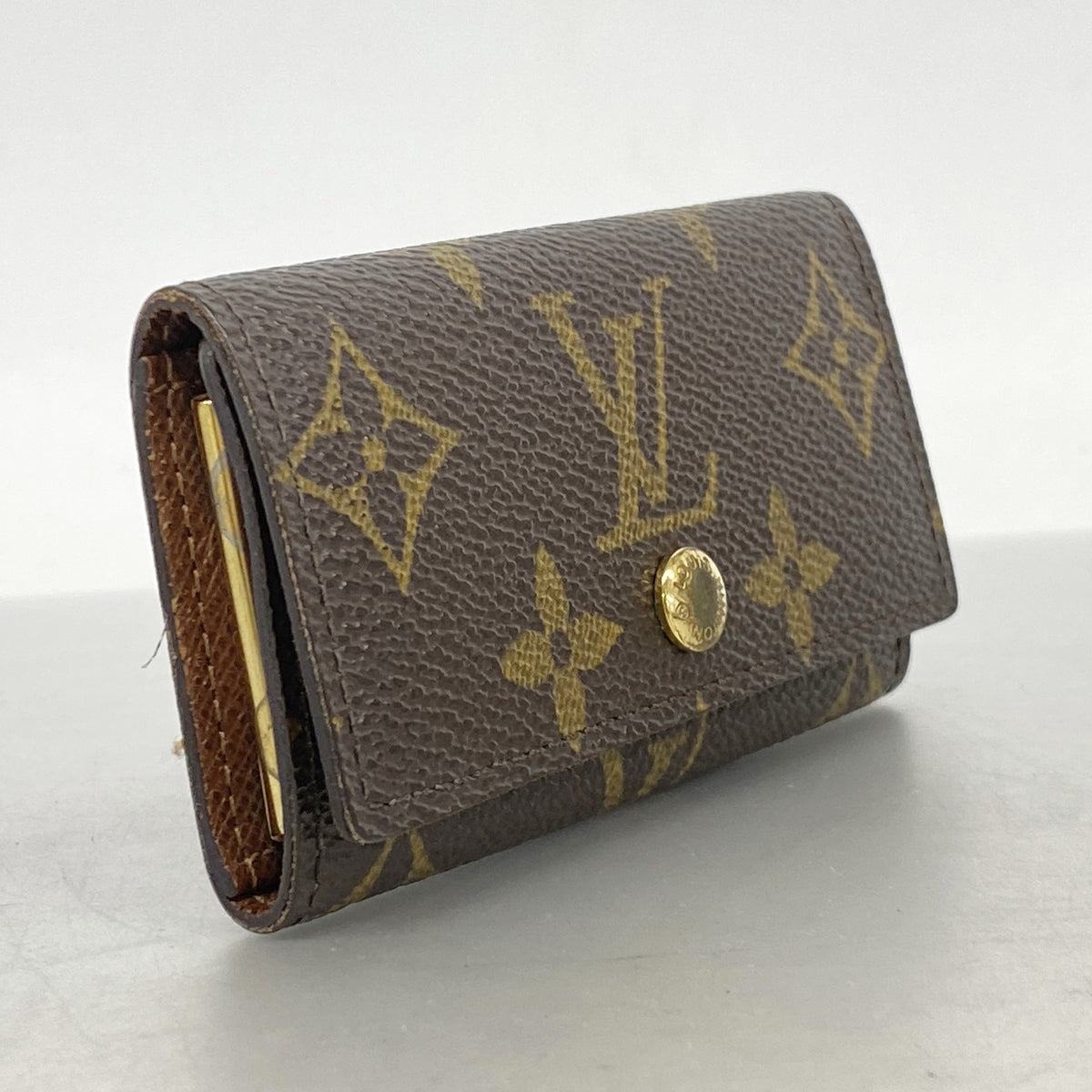 【6gd5368】ルイヴィトン キーケース モノグラム ミュルティクレ4 M69517 ブラウン【中古】メンズ レディース ユニセックス