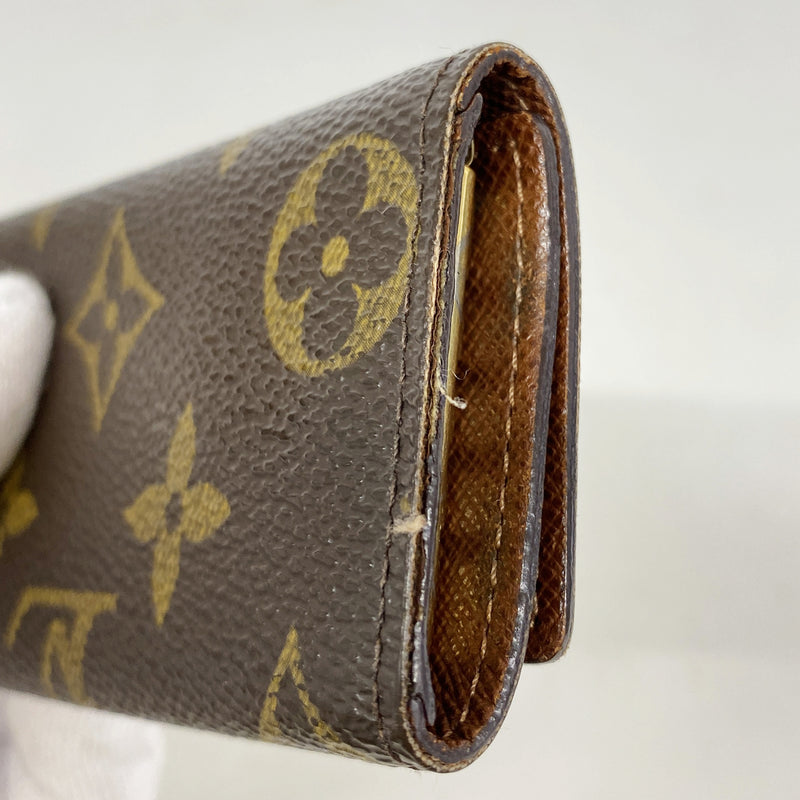 【6gd5368】ルイヴィトン キーケース モノグラム ミュルティクレ4 M69517 ブラウン【中古】メンズ レディース ユニセックス