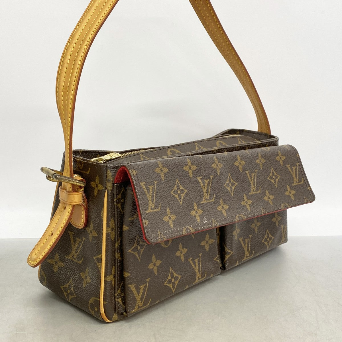 【6gd5371】ルイヴィトン ショルダーバッグ モノグラム ヴィバシテMM M51164 ブラウン【中古】レディース