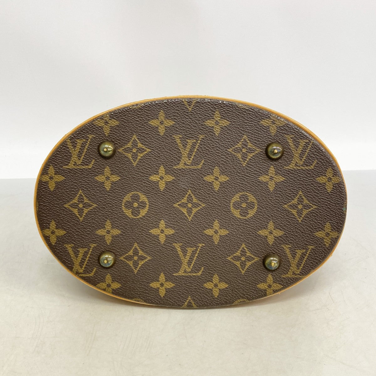 【6gd5375】ルイヴィトン トートバッグ モノグラム バケットPM M42238 ブラウン【中古】レディース