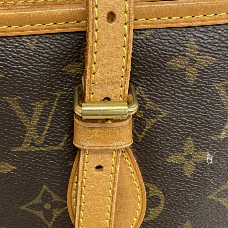 【6gd5375】ルイヴィトン トートバッグ モノグラム バケットPM M42238 ブラウン【中古】レディース