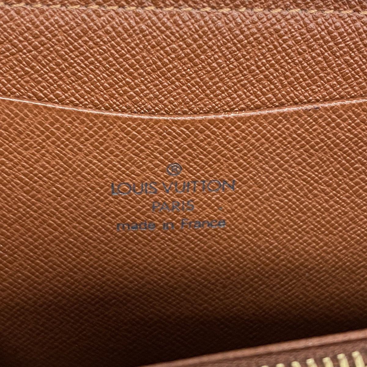【6gd5378】ルイヴィトン 長財布 モノグラム ポルトモネジップ M61727 ブラウン【中古】レディース