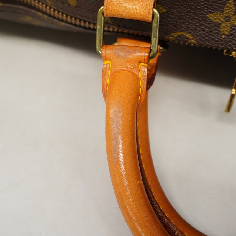 【6ge5385】ルイヴィトン ボストンバッグ モノグラム キーポル55 M41424 ブラウン【中古】メンズ レディース ユニセックス