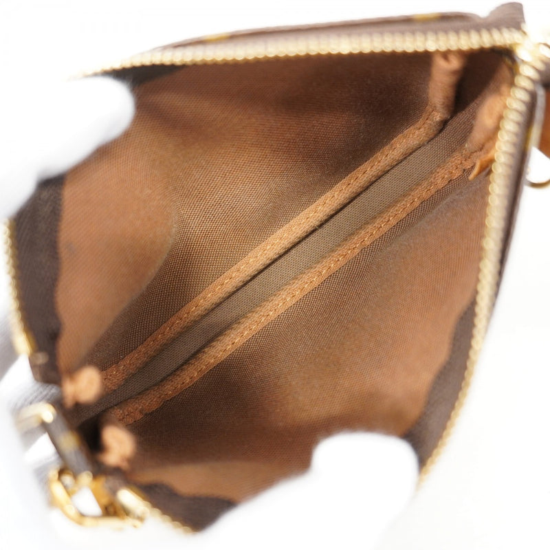 【6ge5408】ルイヴィトン ポーチ モノグラム ミニポシェットアクセソワール M58009 ブラウン【中古】レディース