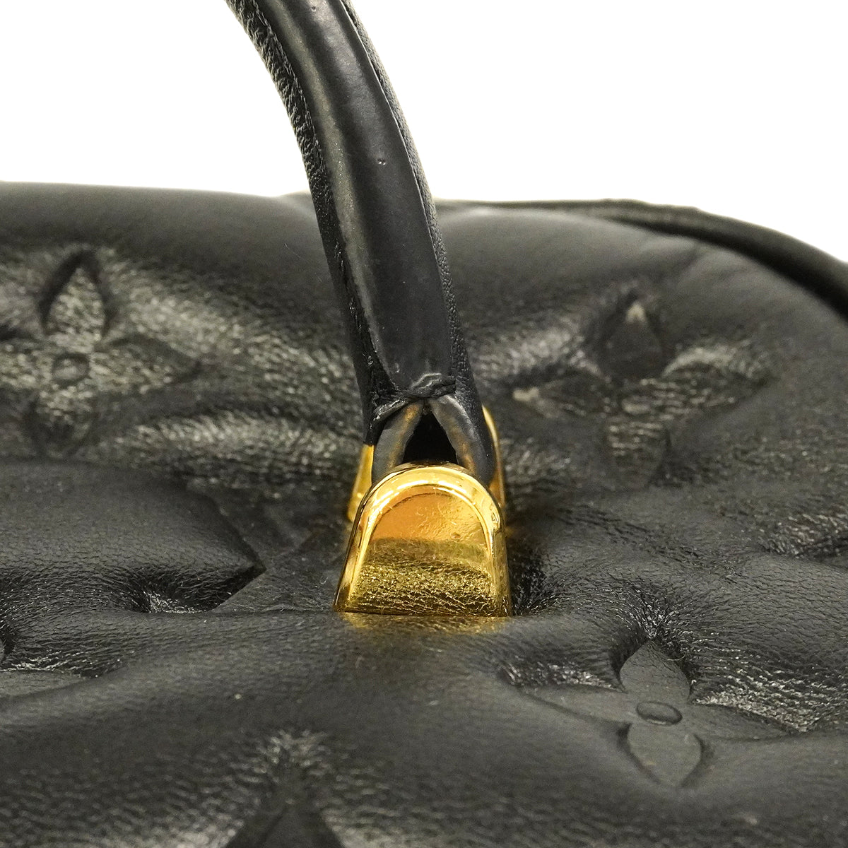 【6ge5415-h】ルイヴィトン ハンドバッグ クッサン ヴァニティPM M25123 ブラック 2wayバッグ【中古】レディース
