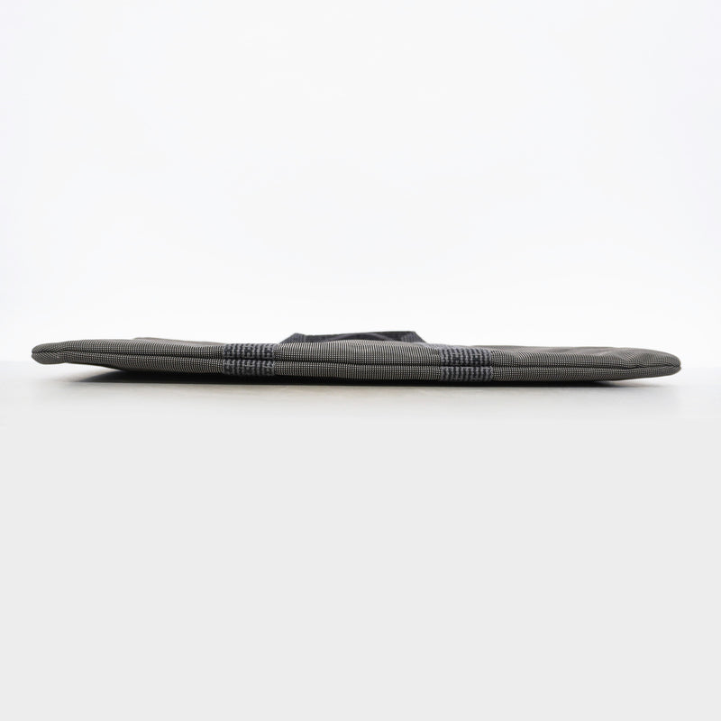 【6ge5425-k】エルメス ブリーフケース エールラインフラットビッグ ナイロン グレー シルバー金具【中古】メンズ レディース ユニセックス