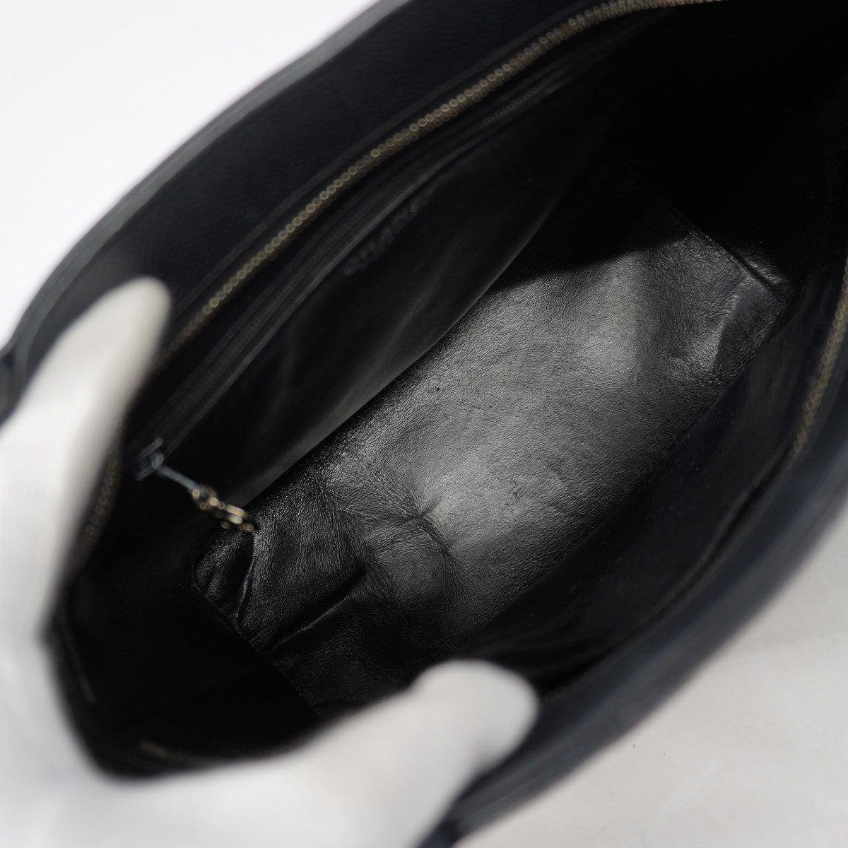 【6ge5454-k】シャネル トートバッグ 復刻トート キャビアスキン ブラック シルバー金具【中古】レディース