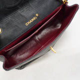 【6ge5456-k】シャネル ショルダーバッグ マトラッセ チェーンショルダー ラムスキン ブラック ゴールド金具【中古】レディース