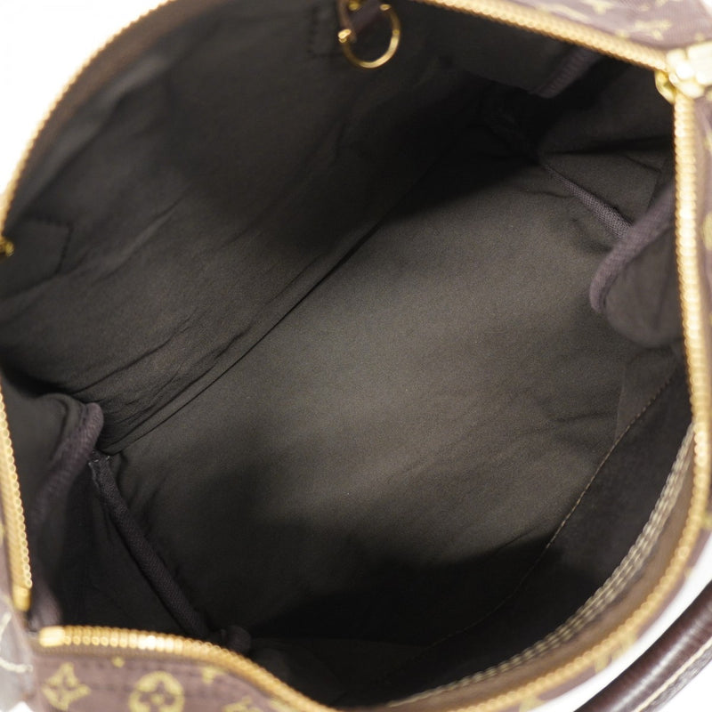 【6ge5462-k】ルイヴィトン ハンドバッグ モノグラム・ミニラン スピーディ30 M95224 エベヌ【中古】レディース