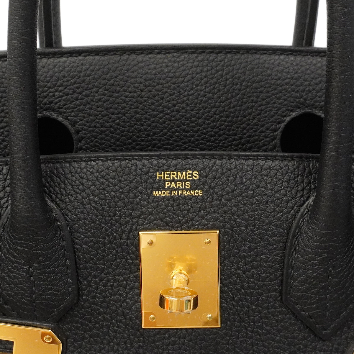 【6ge5464】エルメス ハンドバッグ バーキン30 トゴ ブラック ゴールド金具 G刻印【中古】レディース