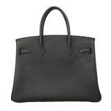 【6ge5464】エルメス ハンドバッグ バーキン30 トゴ ブラック ゴールド金具 G刻印【中古】レディース