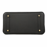 【6ge5464】エルメス ハンドバッグ バーキン30 トゴ ブラック ゴールド金具 G刻印【中古】レディース
