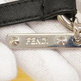 【6ge5471-e】フェンディ キーホルダー・チャーム モンスター ファー イエロー シルバー金具【中古】レディース