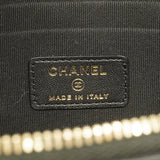 【6ge5473】シャネル バニティバッグ マトラッセ チェーンショルダー ラムスキン ブラック シャンパンゴールド金具 2wayバッグ【中古】レディース