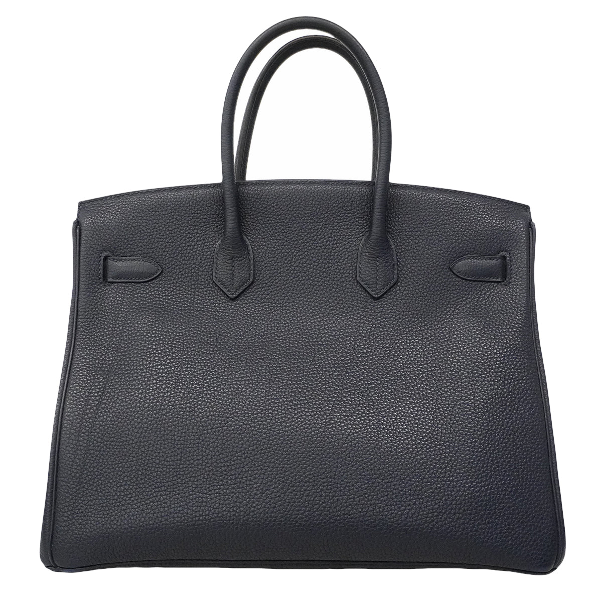 【6ge5476】エルメス ハンドバッグ バーキン35 トゴ ブルーニュイ シルバー金具 T刻印【中古】メンズ