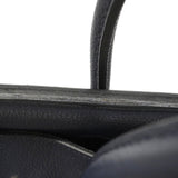 【6ge5476】エルメス ハンドバッグ バーキン35 トゴ ブルーニュイ シルバー金具 T刻印【中古】メンズ