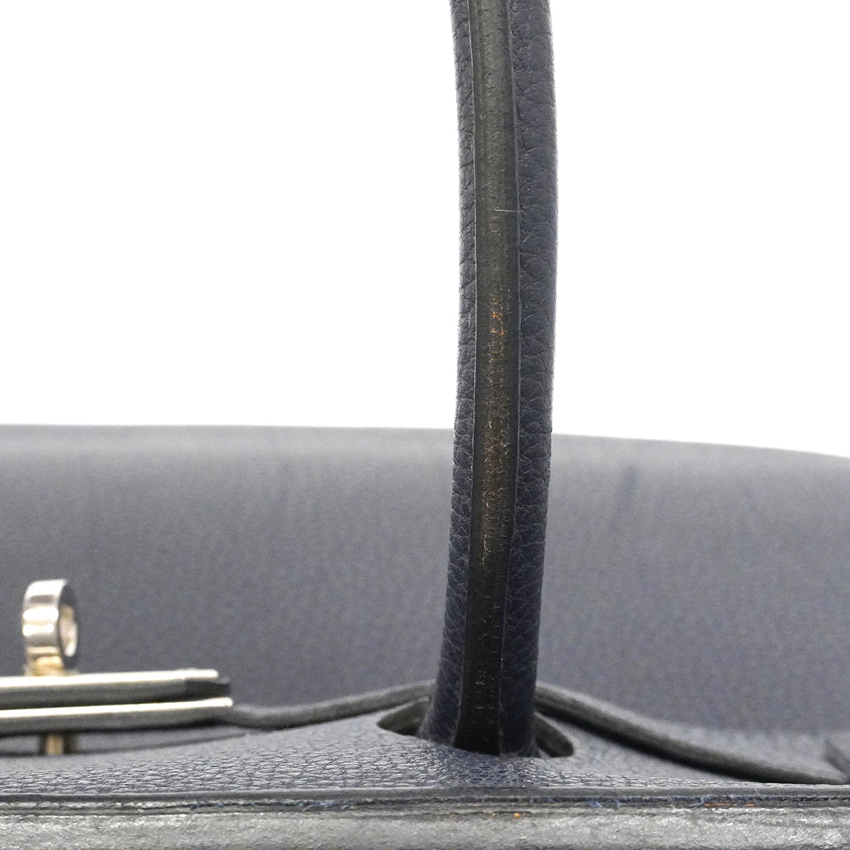 【6ge5476】エルメス ハンドバッグ バーキン35 トゴ ブルーニュイ シルバー金具 T刻印【中古】メンズ
