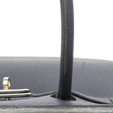 【6ge5476】エルメス ハンドバッグ バーキン35 トゴ ブルーニュイ シルバー金具 T刻印【中古】メンズ
