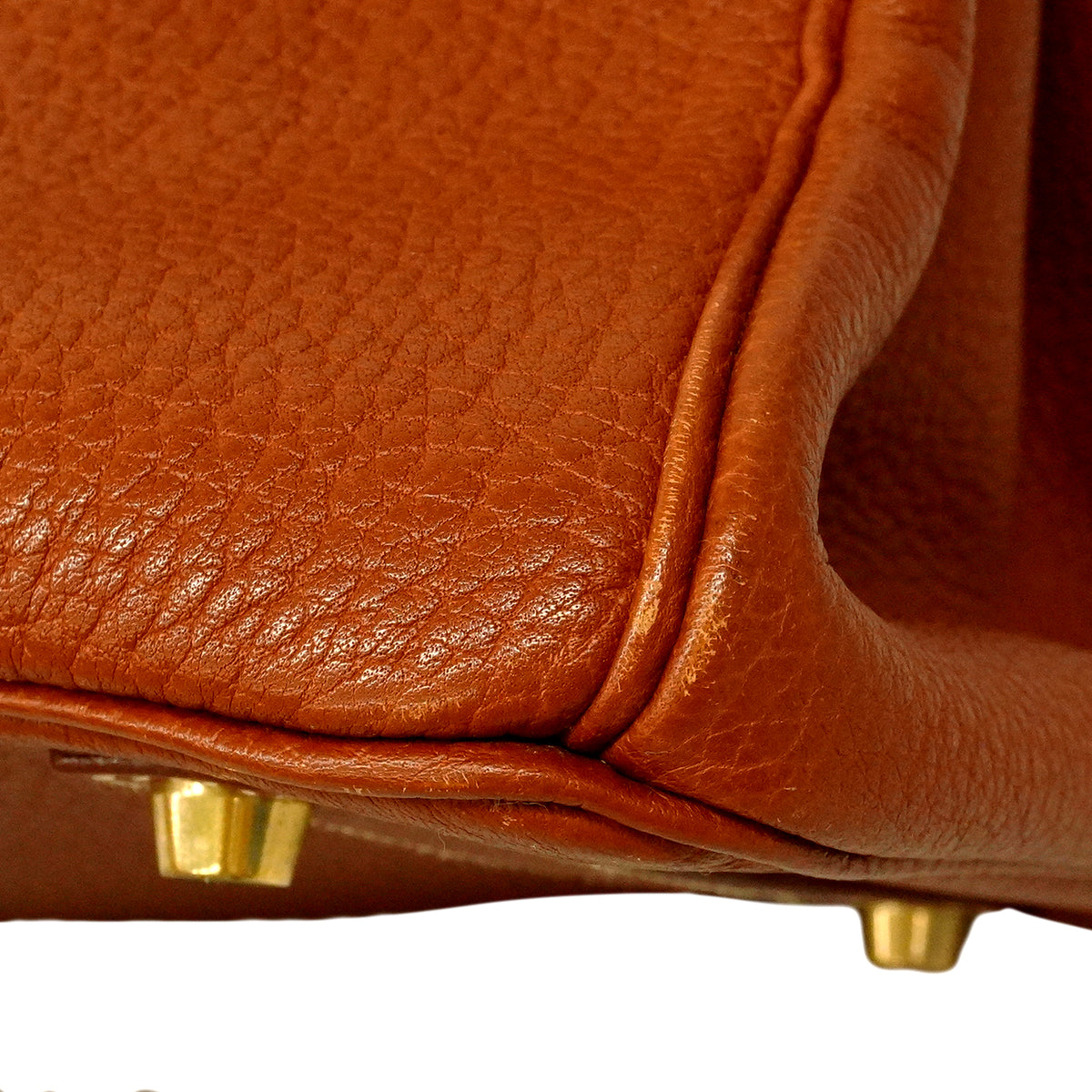 【6ge5486】エルメス ハンドバッグ バーキン35 トゴ マロン ゴールド金具 □D刻印【中古】レディース