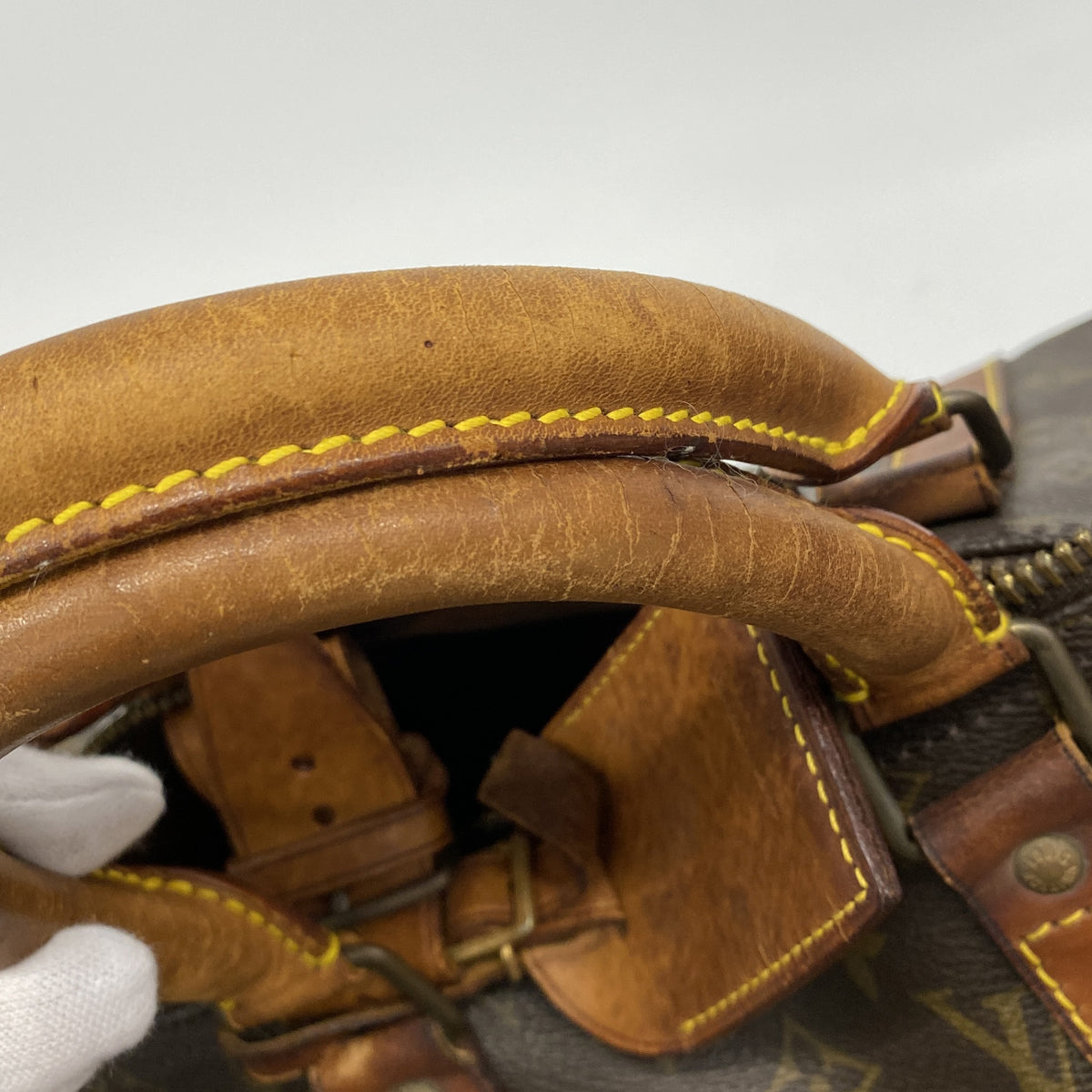 【6ge5487】ルイヴィトン ボストンバッグ モノグラム キーポル45 M41428 ブラウン【中古】レディース