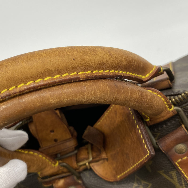 【6ge5487】ルイヴィトン ボストンバッグ モノグラム キーポル45 M41428 ブラウン【中古】レディース