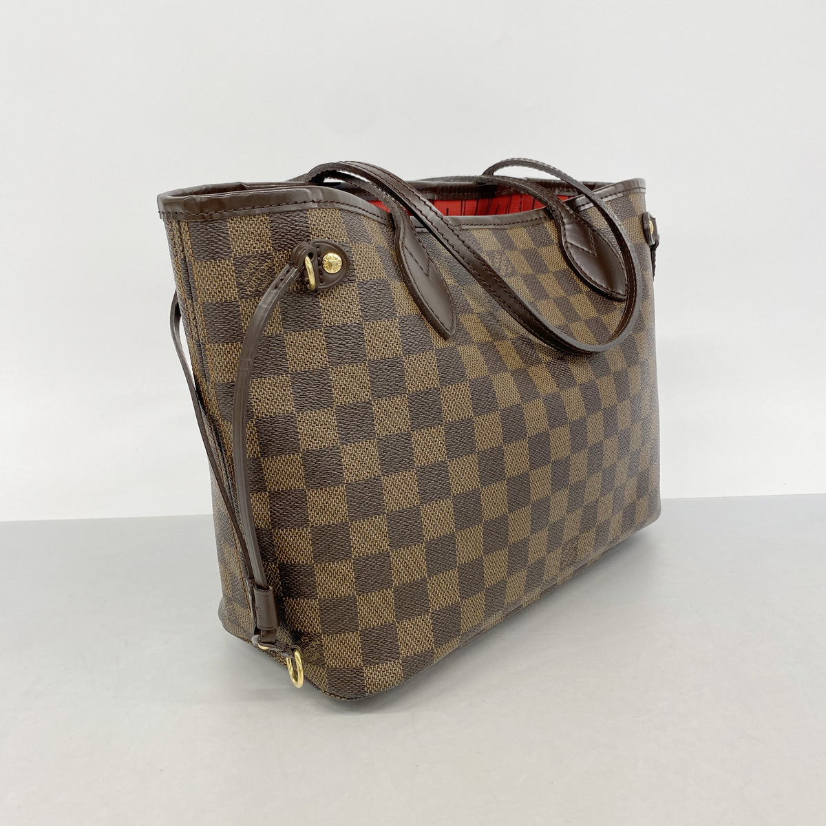 【6ge5490】ルイヴィトン トートバッグ ダミエ ネヴァーフルPM N51109 エベヌ【中古】レディース