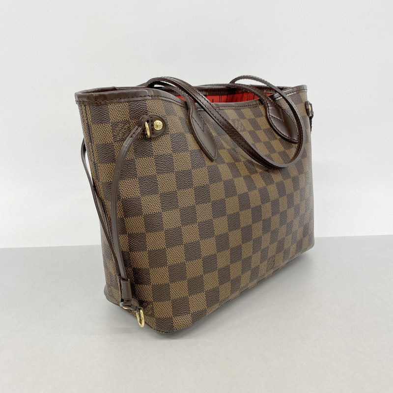 【6ge5490】ルイヴィトン トートバッグ ダミエ ネヴァーフルPM N51109 エベヌ【中古】レディース
