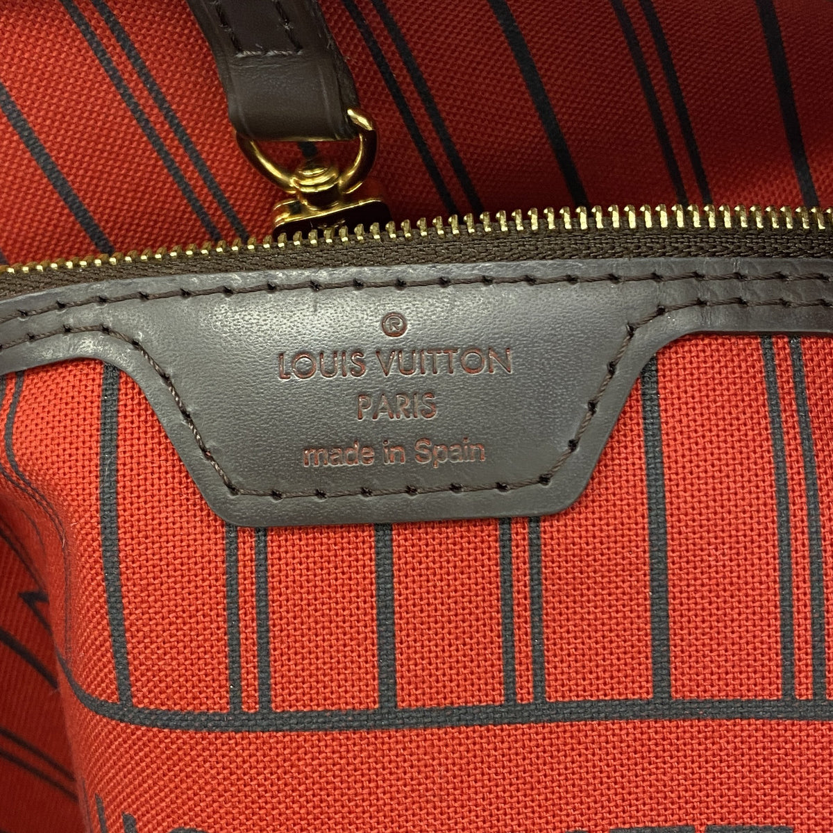 【6ge5492】ルイヴィトン トートバッグ ダミエ ネヴァーフルMM N41358 エベヌ【中古】レディース